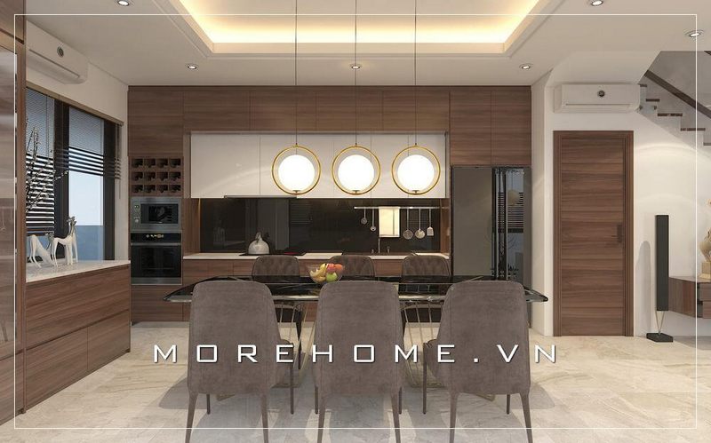 Thiết kế phòng ăn chung cư đẹp và sang trọng